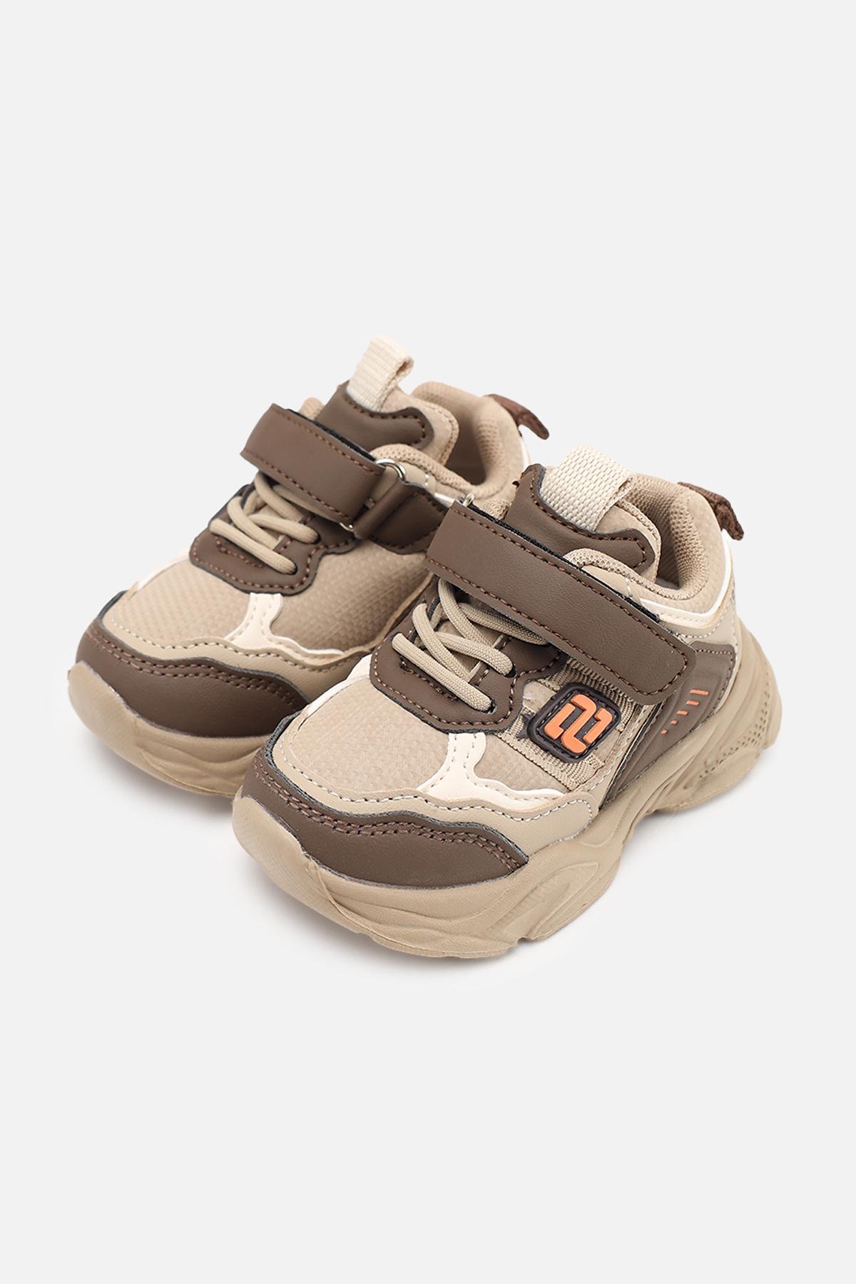 Кроссовки для мальчика ЦБ-00273834 на плоской подошве р. 23 Коричневый (SKT001056375) - фото 3 Кроссовки для мальчика ЦБ-00273834 на плоской подошве р. 23 Коричневый (SKT001056375) - фото 3