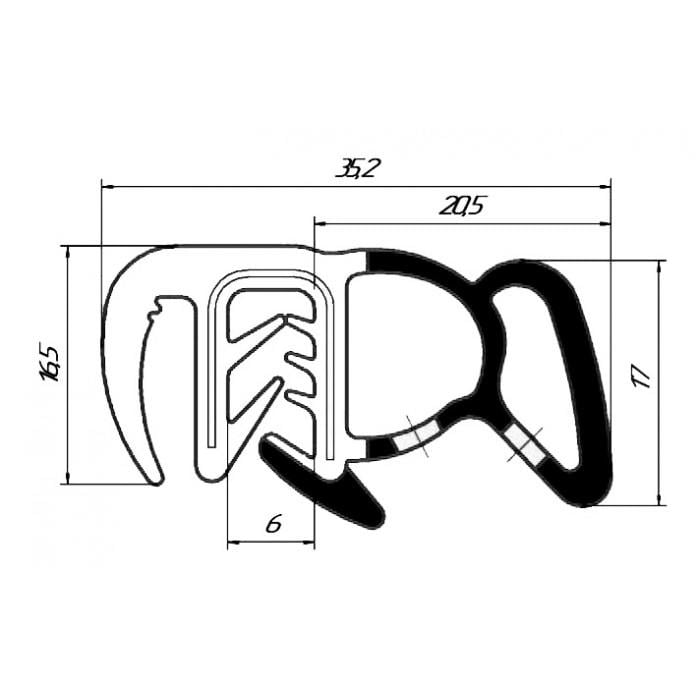Уплотнитель РКИ-41 (11100650) - фото 2 Уплотнитель РКИ-41 (11100650) - фото 2