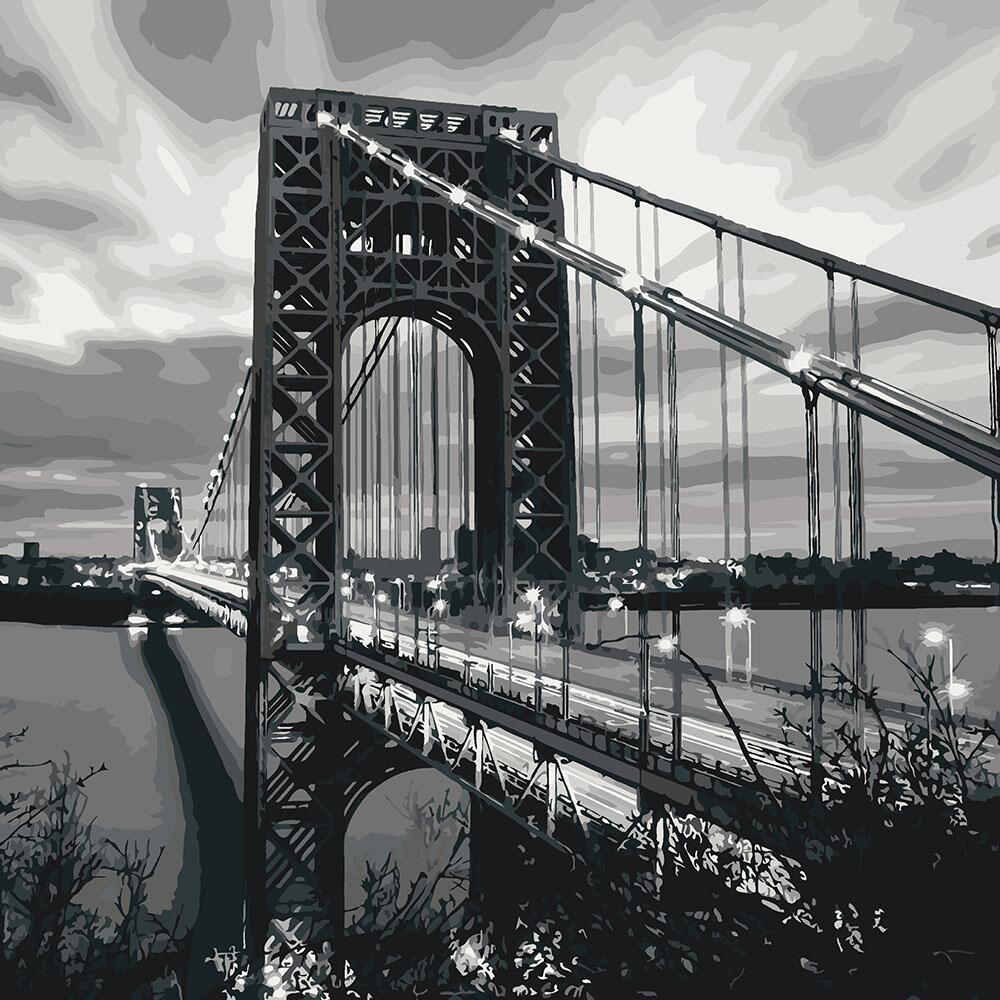 Картина по номерам Идейка Вечерний город 40x40 см (skl-КНО2120)