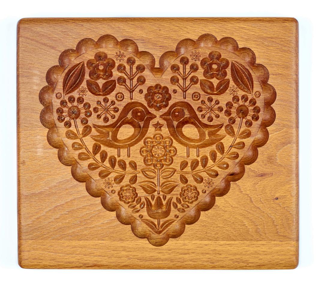 Форма для пряника Влюбленные птички 15х17х2 см (4913)