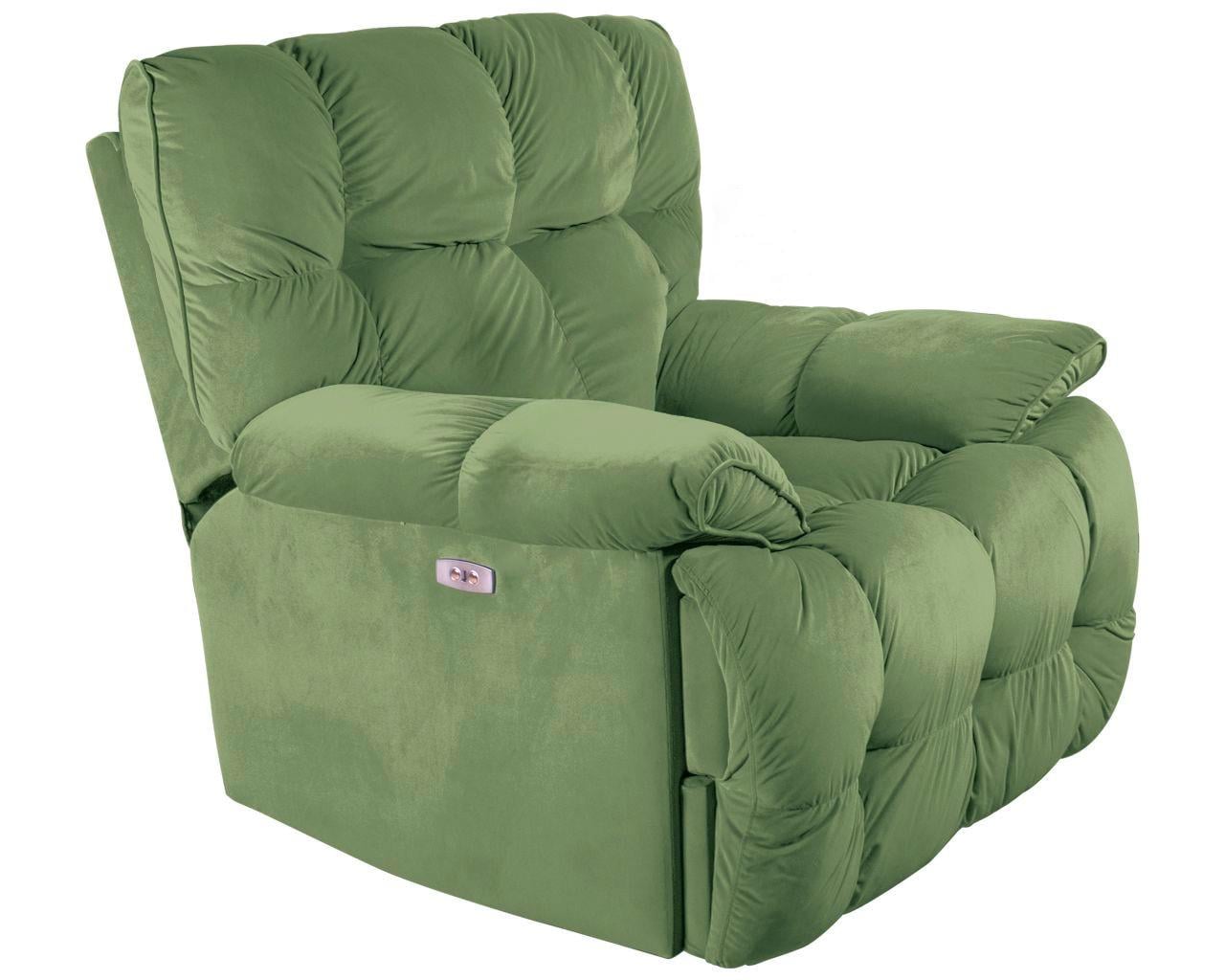 Кресло реклаймер электро Зеленый (22444207)