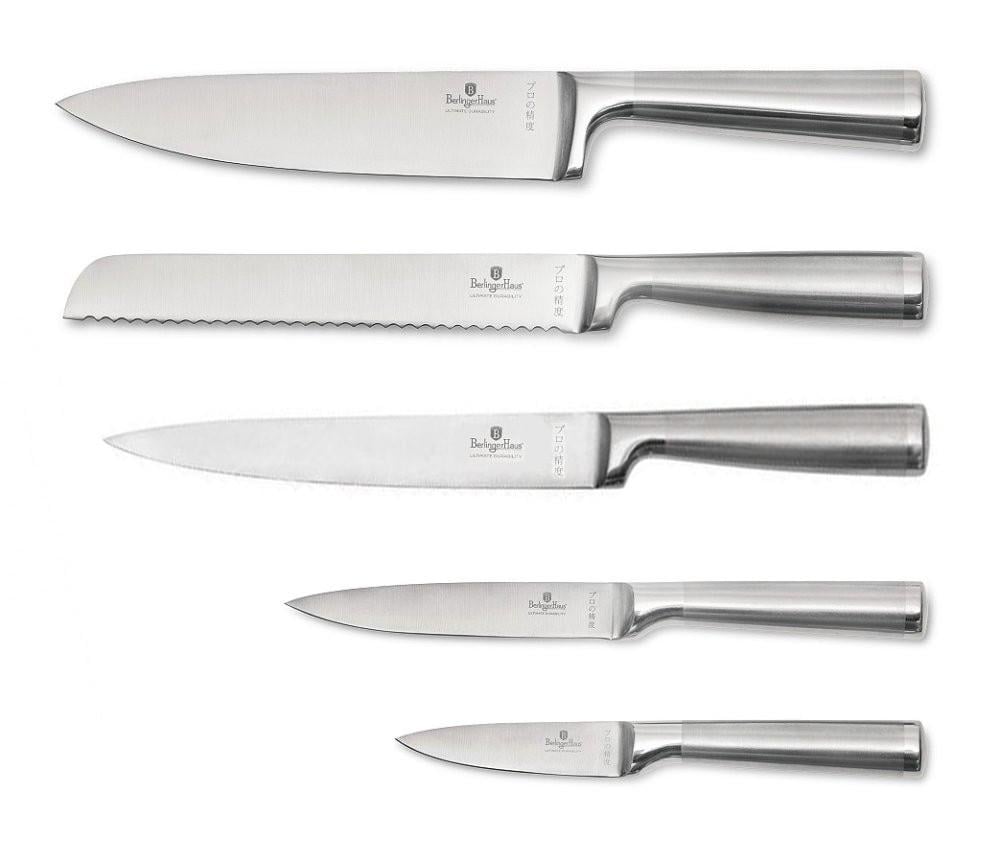 Набор ножей на подставке Berlinger Haus Eternal поварской/для хлеба/для тонкой нарезки/универсальный/для овощей нержавеющая сталь (2623474625)