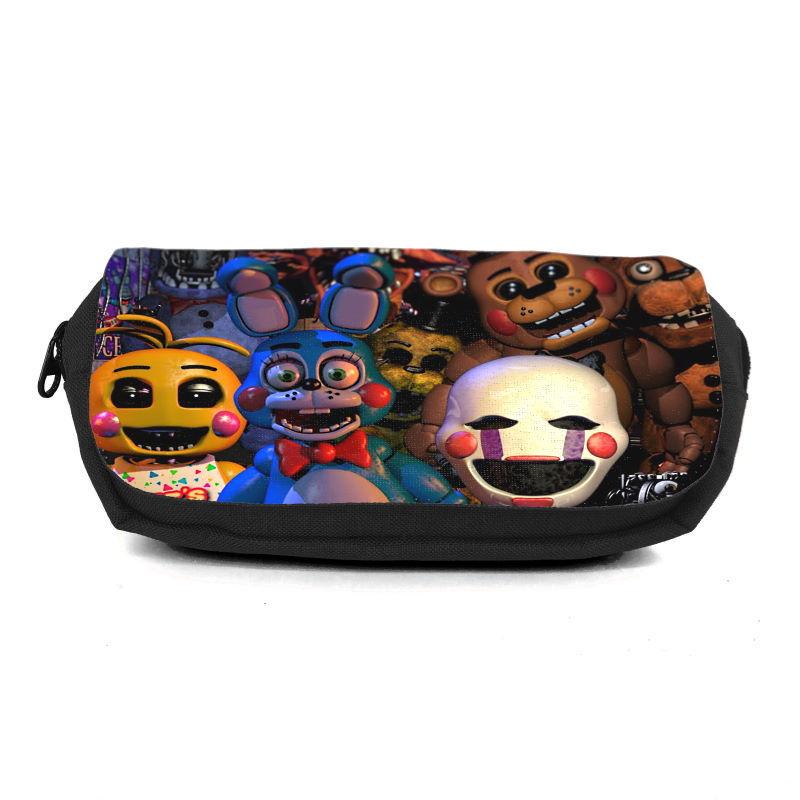 Пенал школьный Аниматроники Пять ночей Фредди FNAF-0004 Черный (1478385334)