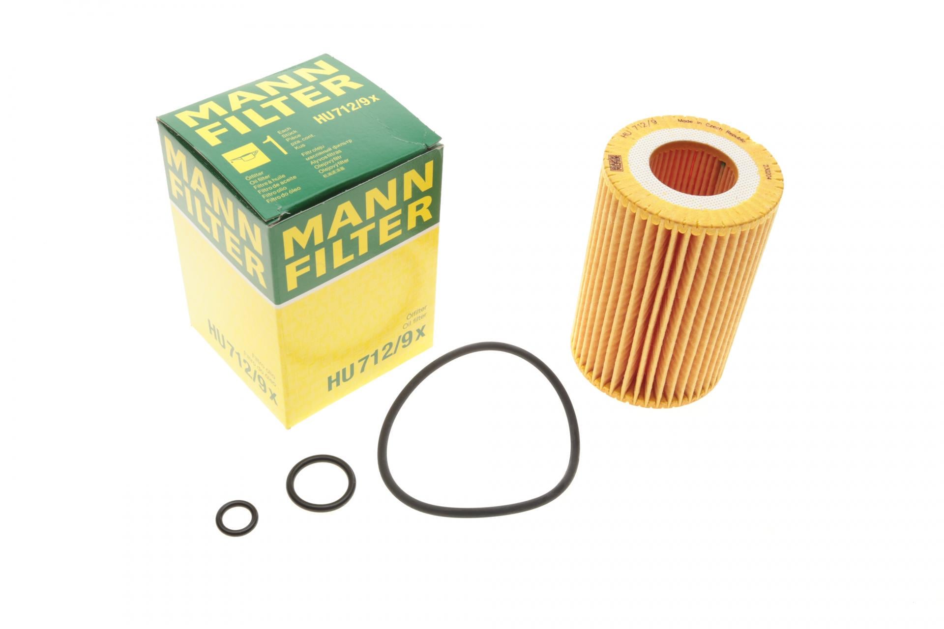 Фильтр масляный Mann-Filter для Honda Civic/CR-V 2,2i/2,2CTDi 05- (HU 712/9 X)