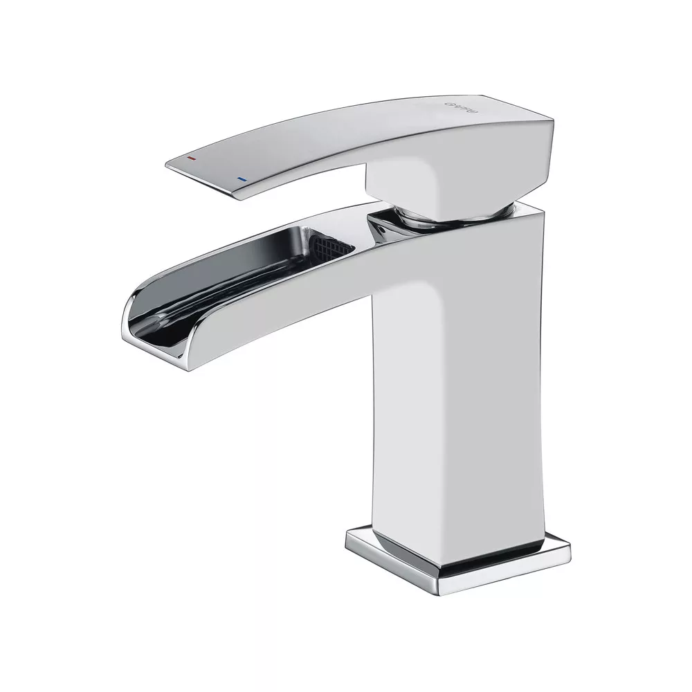 Смеситель для умывальника Gappo G1007-30 Белый/Хромовый (G1007-30)