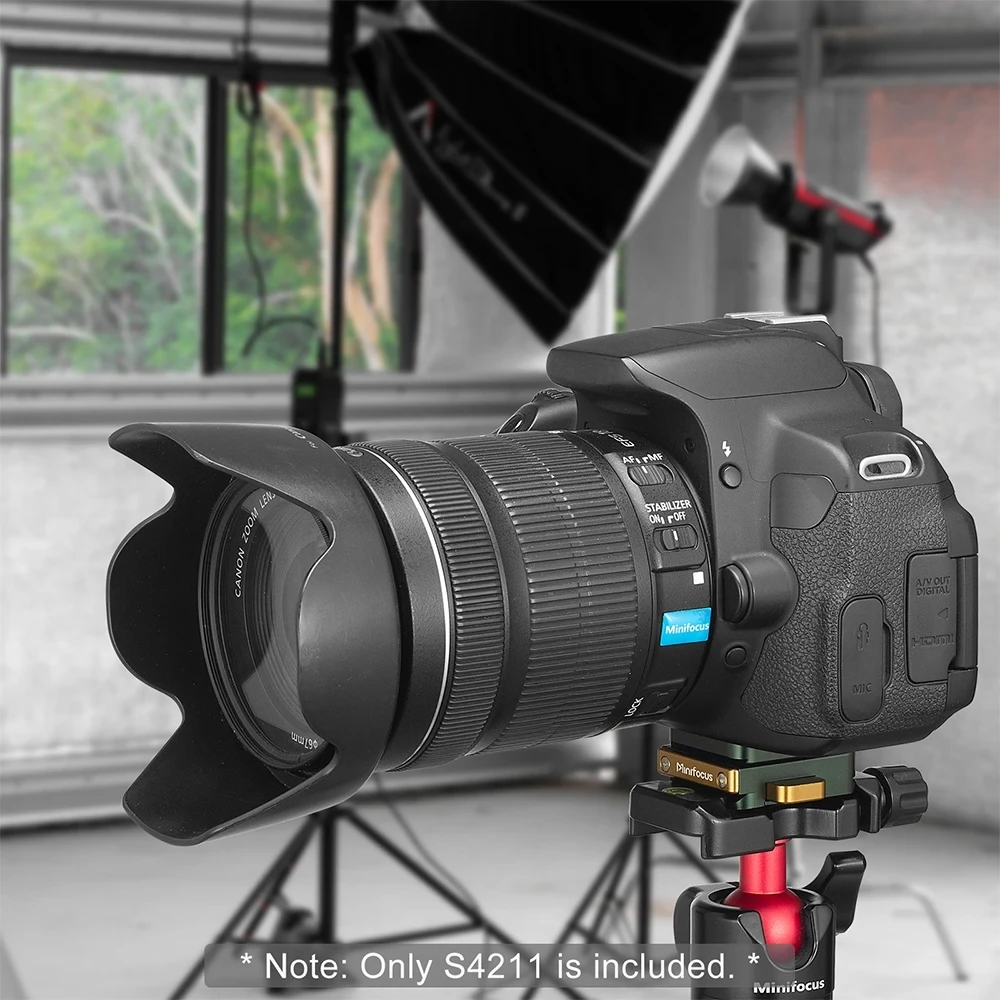 Пластина для монтажу на штатив швидкознімна Minifocus S4211 Arca Swiss Quick Release Mount Lock QR System Clamp Switch Kit Black (S4211) - фото 5 Пластина для монтажу на штатив швидкознімна Minifocus S4211 Arca Swiss Quick Release Mount Lock QR System Clamp Switch Kit Black (S4211) - фото 5