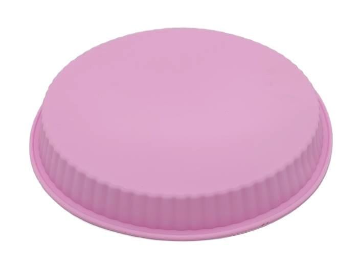 Форма для випічки пирога і торта кругла силіконова D 25 см H 3,5 см (18707)