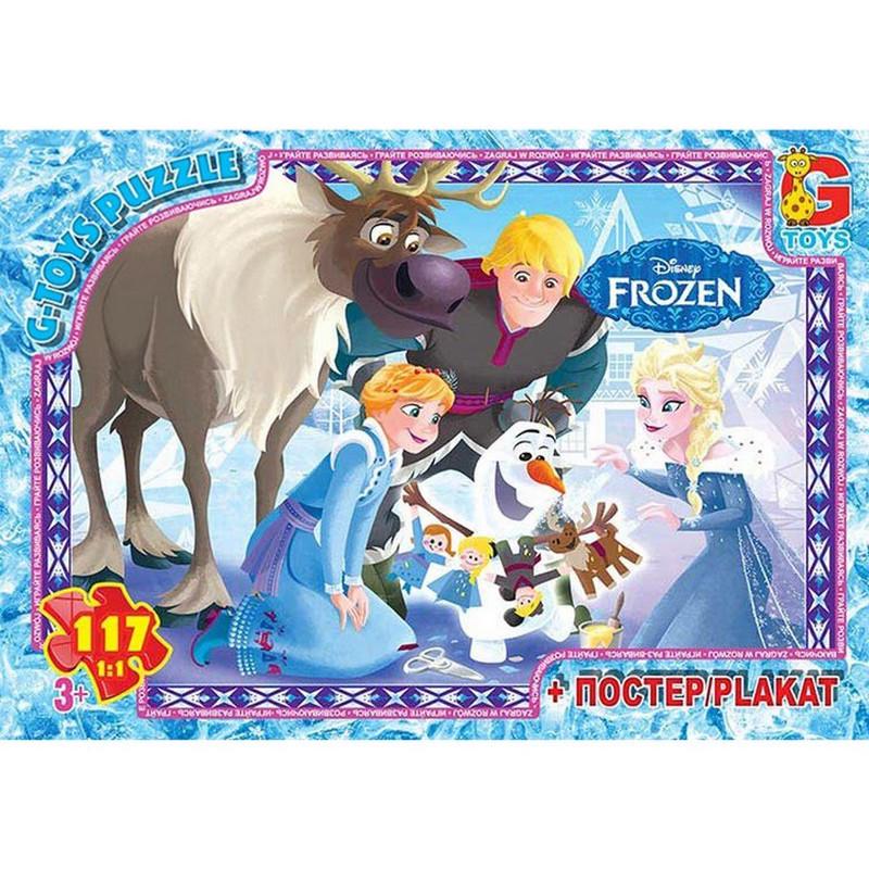 Пазл-плакат дитячий Frozen FR014 117 ел. (26126192)
