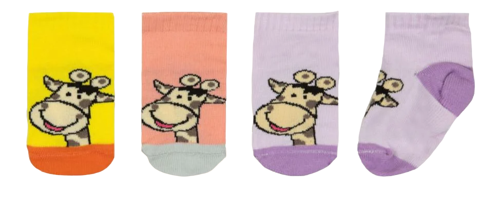 Шкарпетки дитячі бавовняні демісезонні для дівчинки Gabbi NSD-335 р. 10-12 6 пар (90335) Шкарпетки дитячі бавовняні демісезонні для дівчинки Gabbi NSD-335 р. 10-12 6 пар (90335)