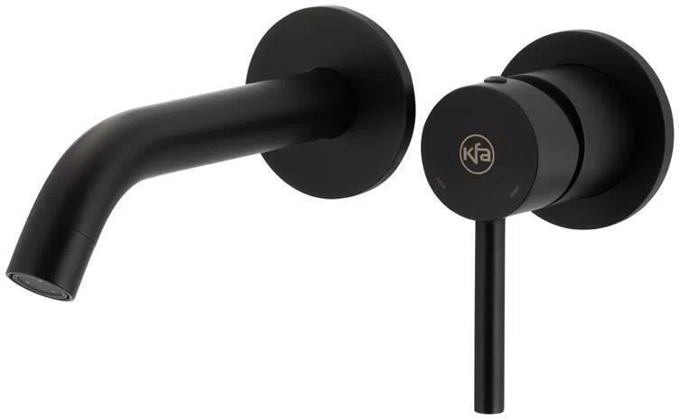 Смеситель для умывальника KFA Armatura Moza Black (503981081)