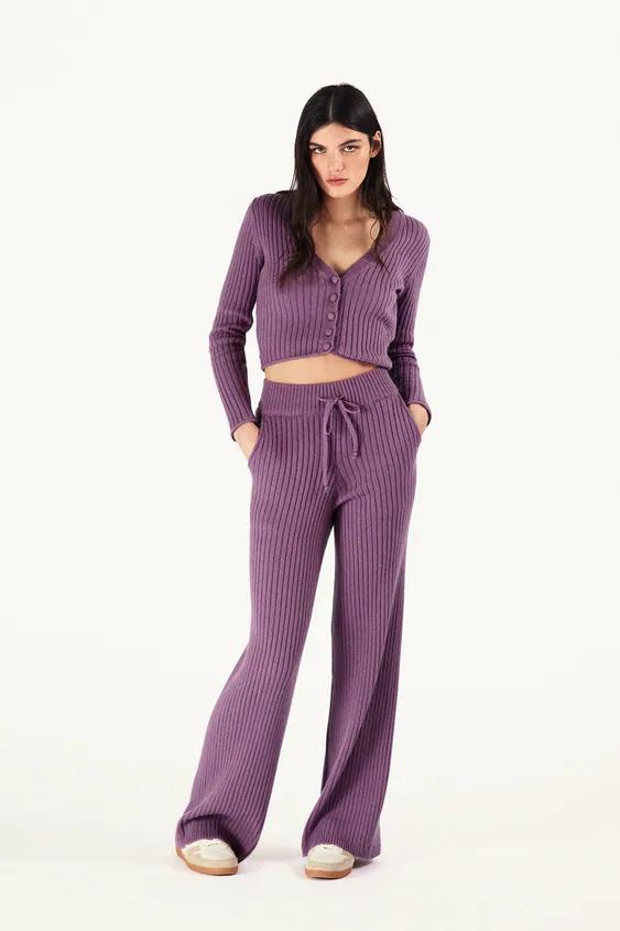 Кардиган Zara L Фиолетовый (5755123603) Кардиган Zara L Фиолетовый (5755123603)