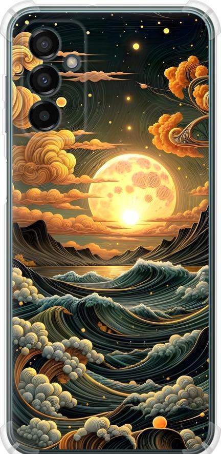 Чехол на Samsung Galaxy M13 M135 Арт волны (6332sp-2765-42517) Чехол на Samsung Galaxy M13 M135 Арт волны (6332sp-2765-42517)