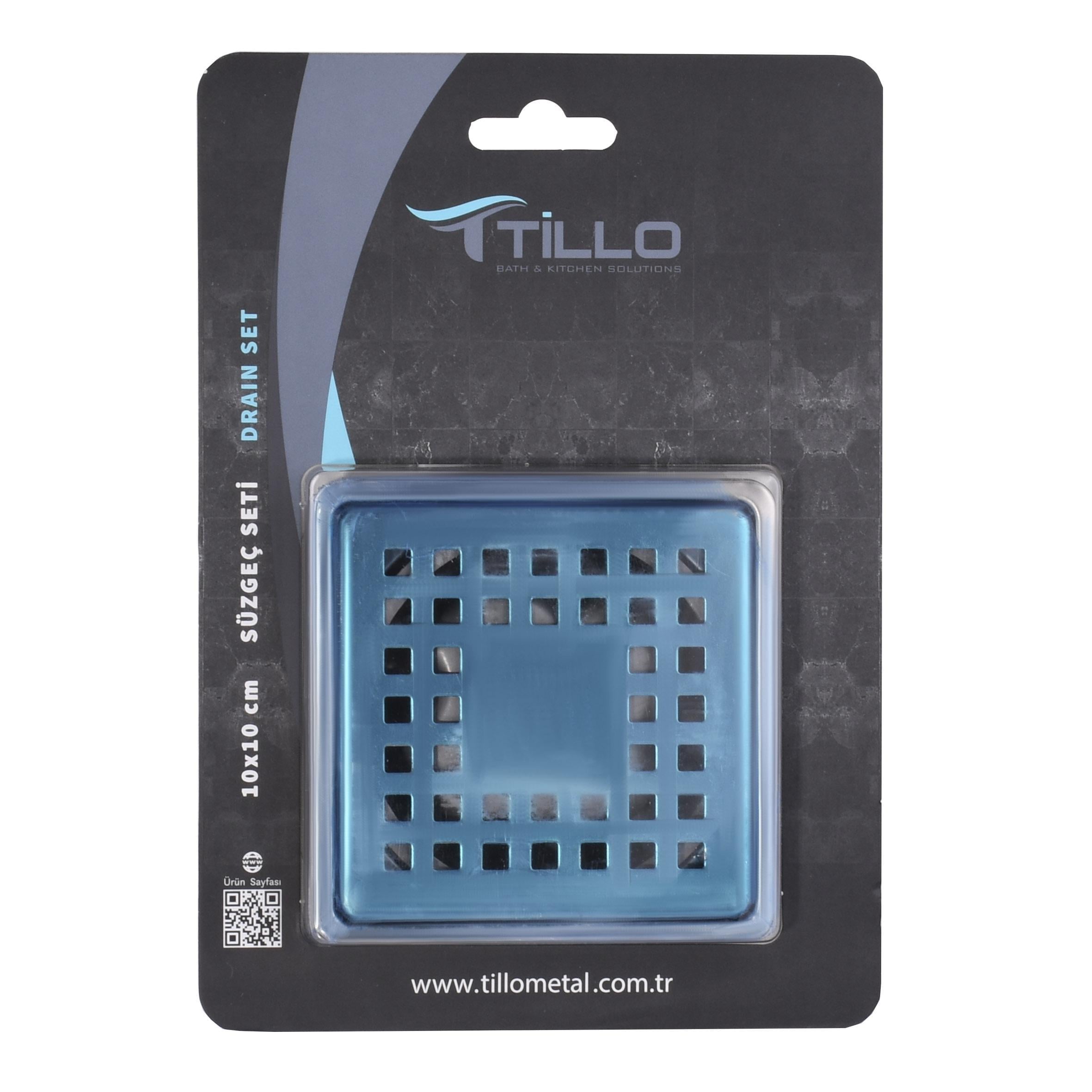 Трап душевой TILLO TM210 10x10 см (000027387)