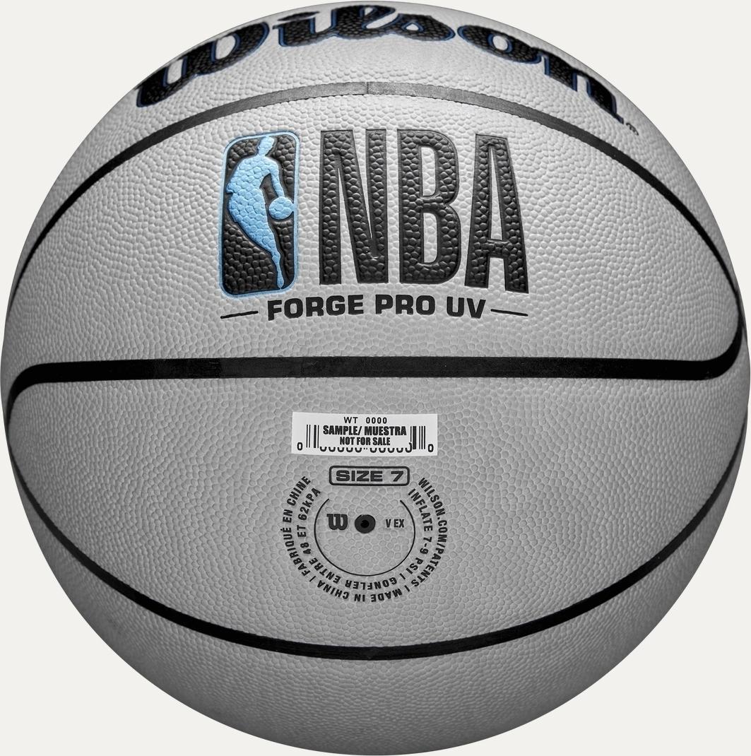 Баскетбольний м'яч Wilson NBA FORGE PRO UV р. 7 Сіро-синій (WZ2010801XB7) - фото 6 Баскетбольний м'яч Wilson NBA FORGE PRO UV р. 7 Сіро-синій (WZ2010801XB7) - фото 6