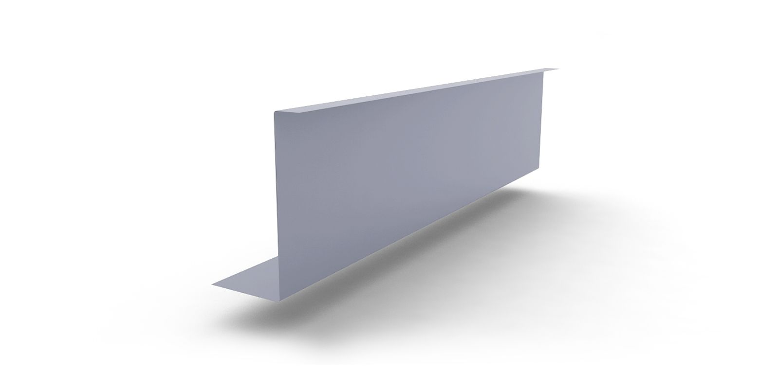 Планка оконного откоса глянцевая 2 м RAL9006 (75175)