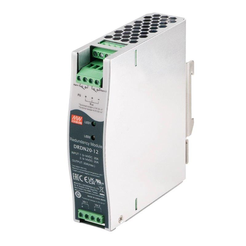 Модуль вводу резерву живлення DC на DIN рейку DRDN20-12 20A 12V (A580006)