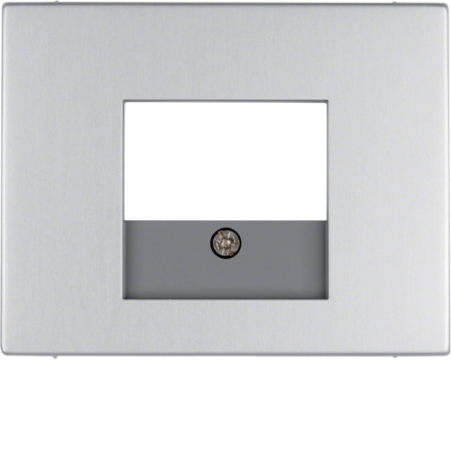 Панель лицевая Berker K.5 для аудио/USB-розеток Алюминий (10357003)