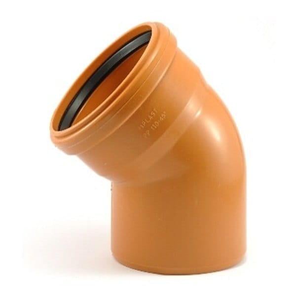 Колено наружной канализации Magnaplast KGB 160 мм 45° (22120)