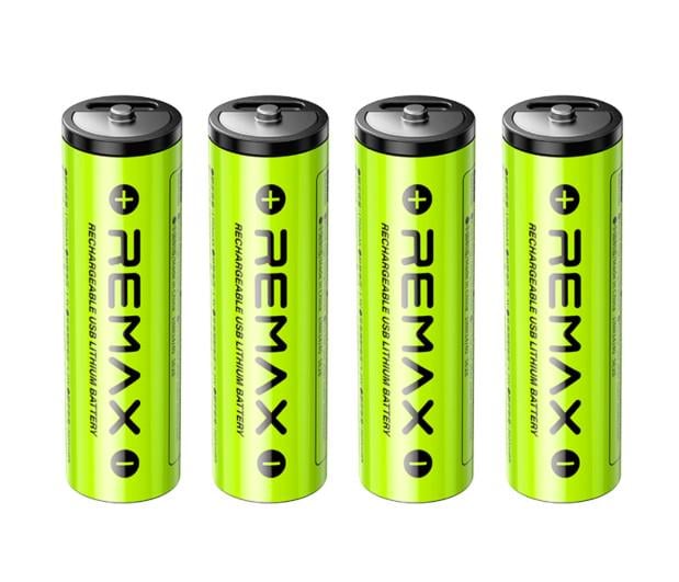 Аккумуляторы Remax AA02 Rechargeable USB Lithium Battery 830 mAh 4 шт. (101264)