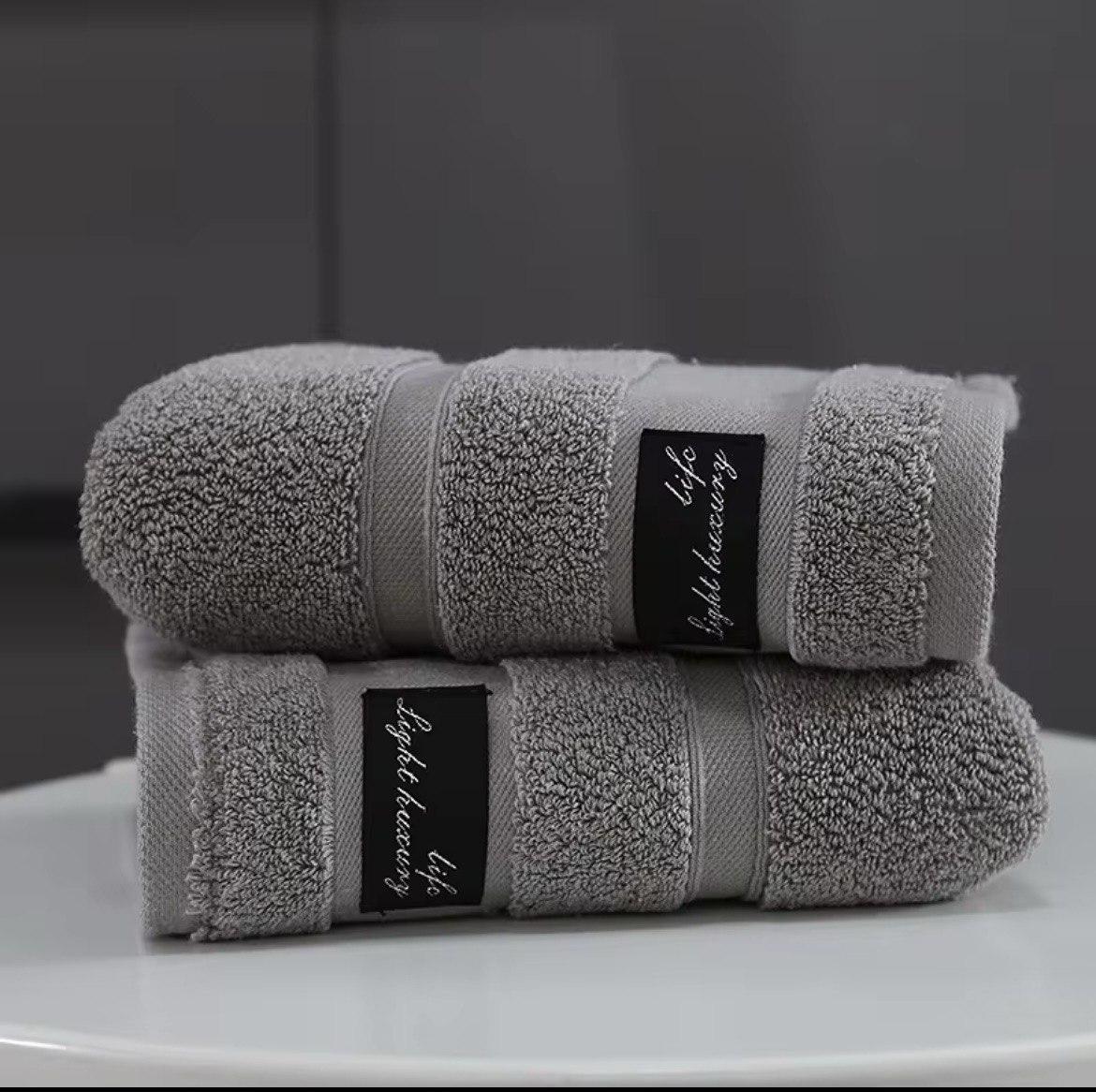 Набор полотенец Home Cosiness 2в1 140х70 см/74х34 см Серый (NR2in1BathGrayCosy) - фото 6 Набор полотенец Home Cosiness 2в1 140х70 см/74х34 см Серый (NR2in1BathGrayCosy) - фото 6