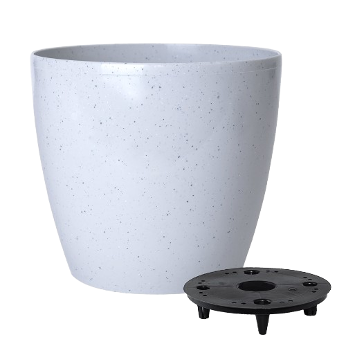 Вазон Алеана Матильда со вставкой 16х15 см Stone (УТ000103398)