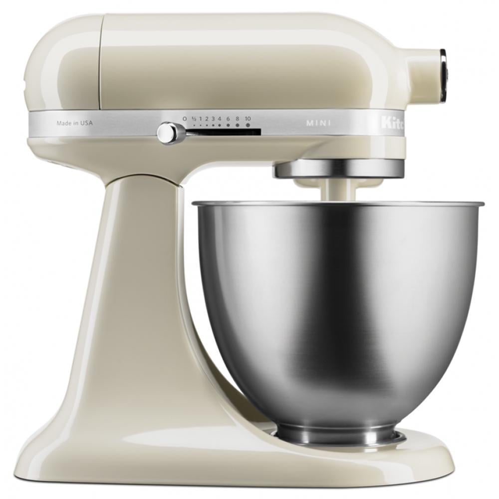 Миксер планетарный KitchenAid Mini Artisan 3,3 л Кремовый (5KSM3311XEAC) - фото 1