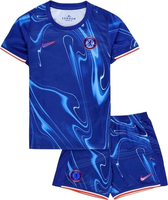 Футбольная форма детская Челси 2024-2025 домашняя 155-165 см Сине-голубой (F0153)