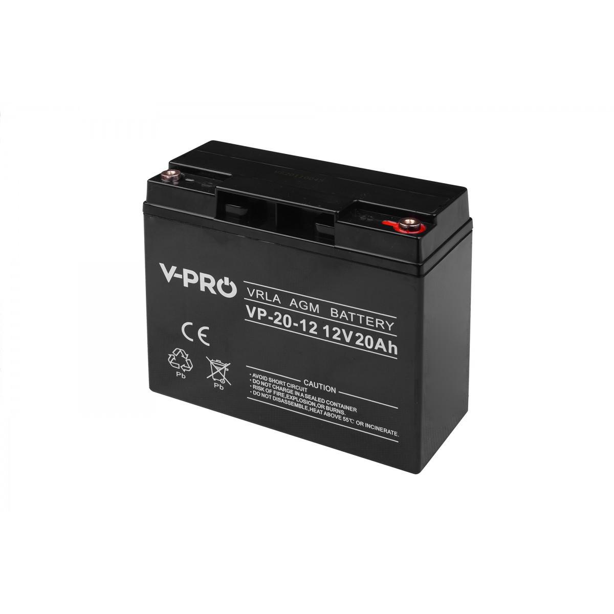 Аккумулятор Volt Polska AGM VPRO VRLA 12V 20 Ah (6AKUAGM020)