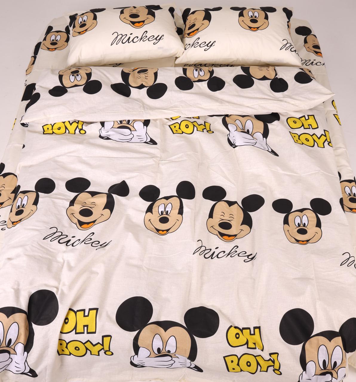 Комплект постільної білизни PaniPava Mickey Oh Boy бязь 155х215 см (10100745)