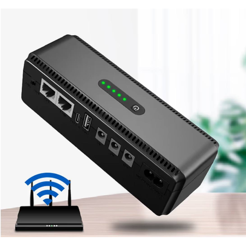 Источник бесперебойного питания Wi-Fi роутера Mini DC UPS 8800mAh/18W - фото 2 Источник бесперебойного питания Wi-Fi роутера Mini DC UPS 8800mAh/18W - фото 2