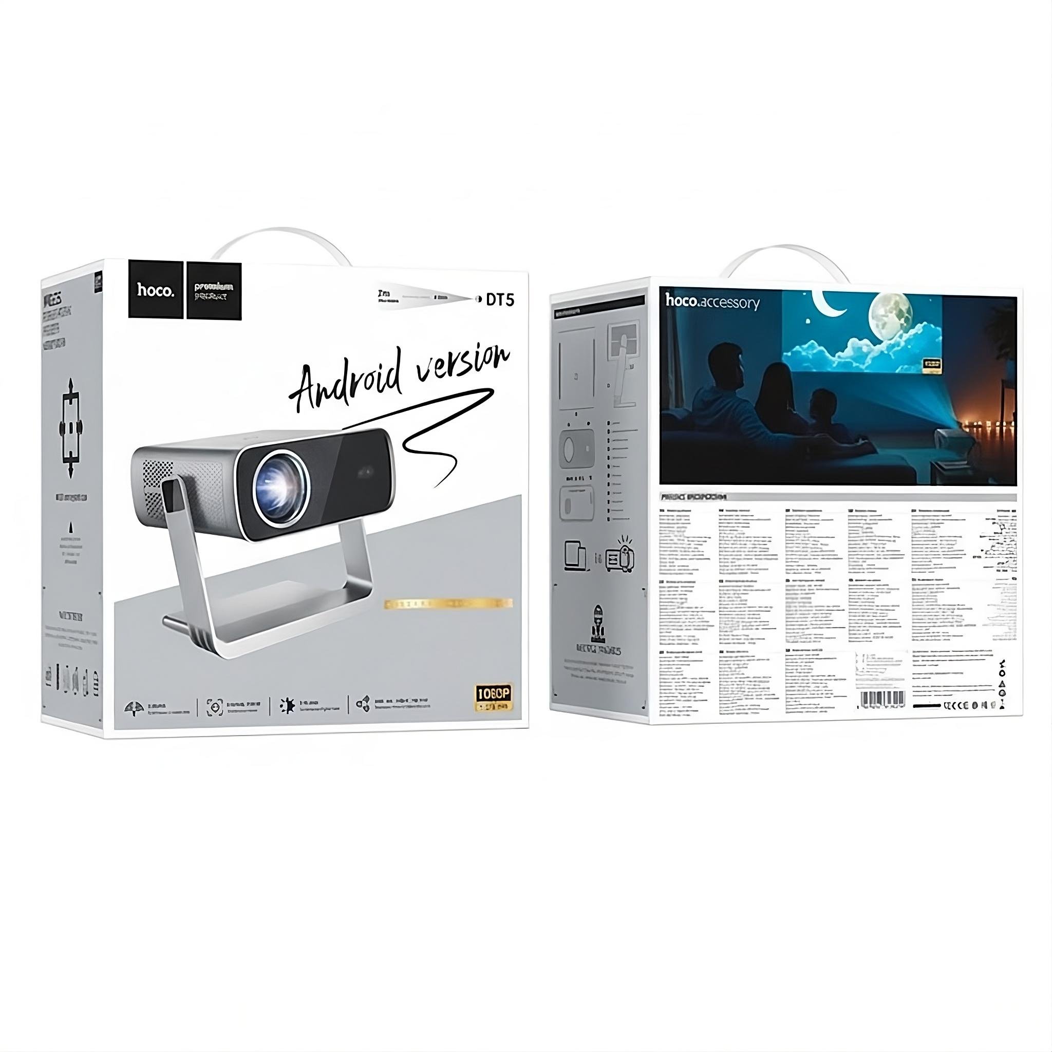 Проектор Hoco DT5 Full HD 270 ANSI люмен 34-280" (30775343) - фото 4 Проектор Hoco DT5 Full HD 270 ANSI люмен 34-280" (30775343) - фото 4