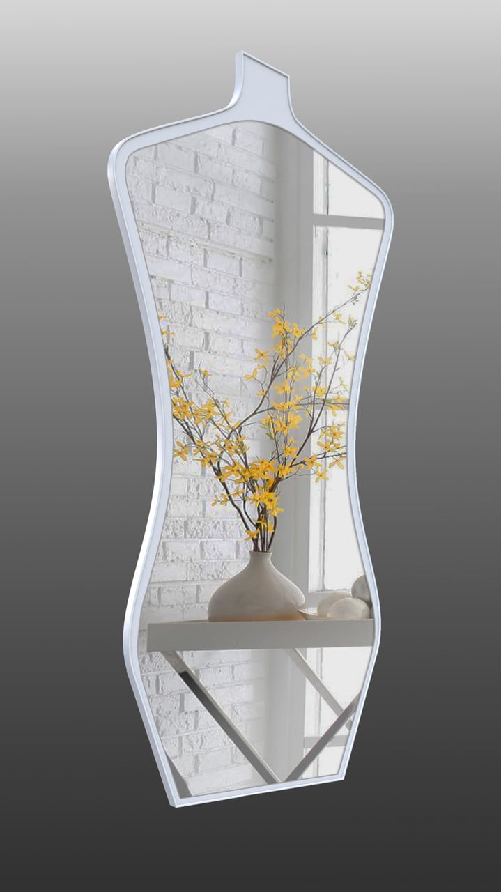 Зеркало настенное в форме манекена Art-Com 1300х600 мм Белый (ZR 3)