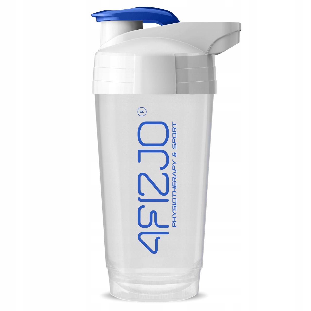 Шейкер спортивный 4fizjo Ultra 700 мл White/Blue (P-5905973407076)