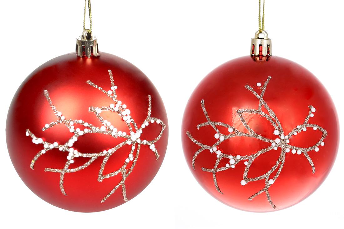 Шар новогодний BonaDi D-8 см 12 шт. (898-179)