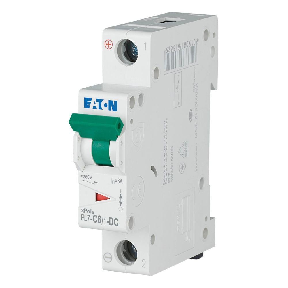 Автоматический выключатель постоянного тока Eaton однополюсный PL7-C6/1-DC (264886)