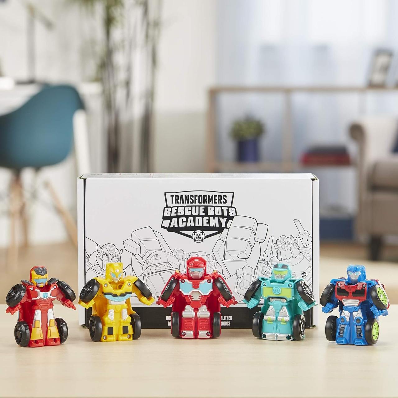 Подарочный набор Hasbro Трансформеры Боты-спасатели Академия мини гонщики (E9523)