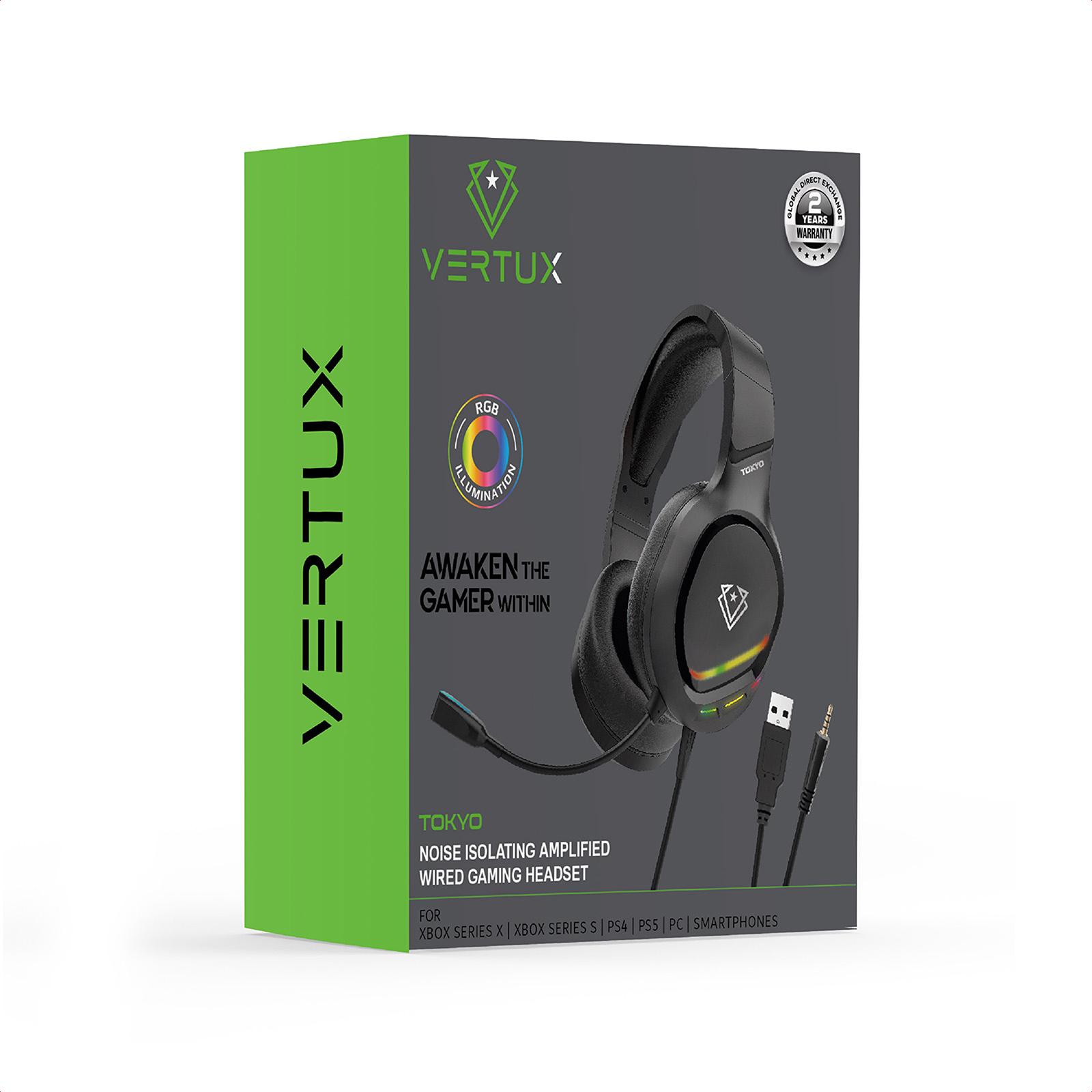 Гарнітура ігрова Vertux Tokyo 7,1 3,5 мм mini-Jack/USB Black (626234) - фото 8