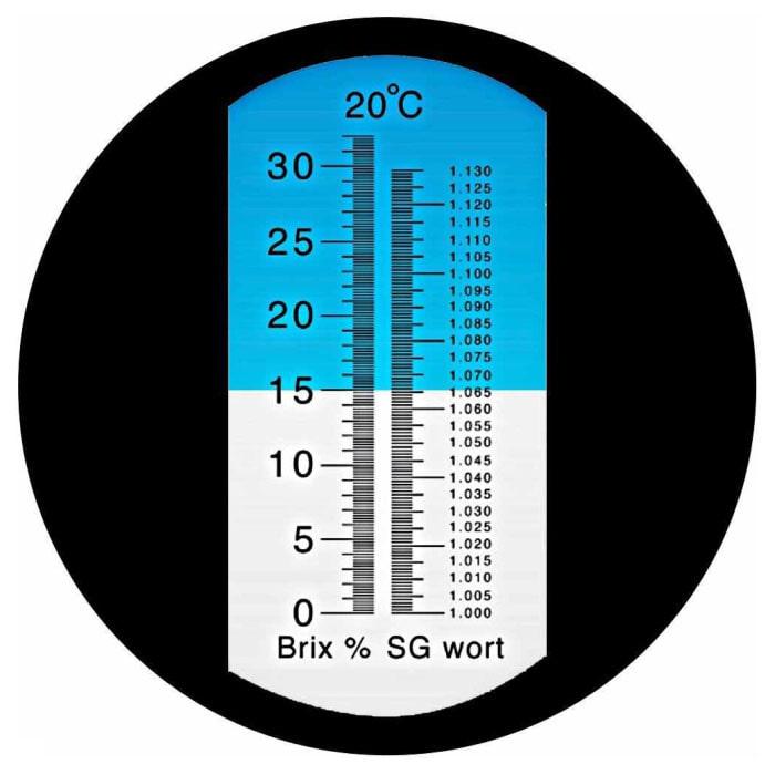 Рефрактометр Brix Sgwort HT515ATC для пива пивоварів 0-32% - фото 5