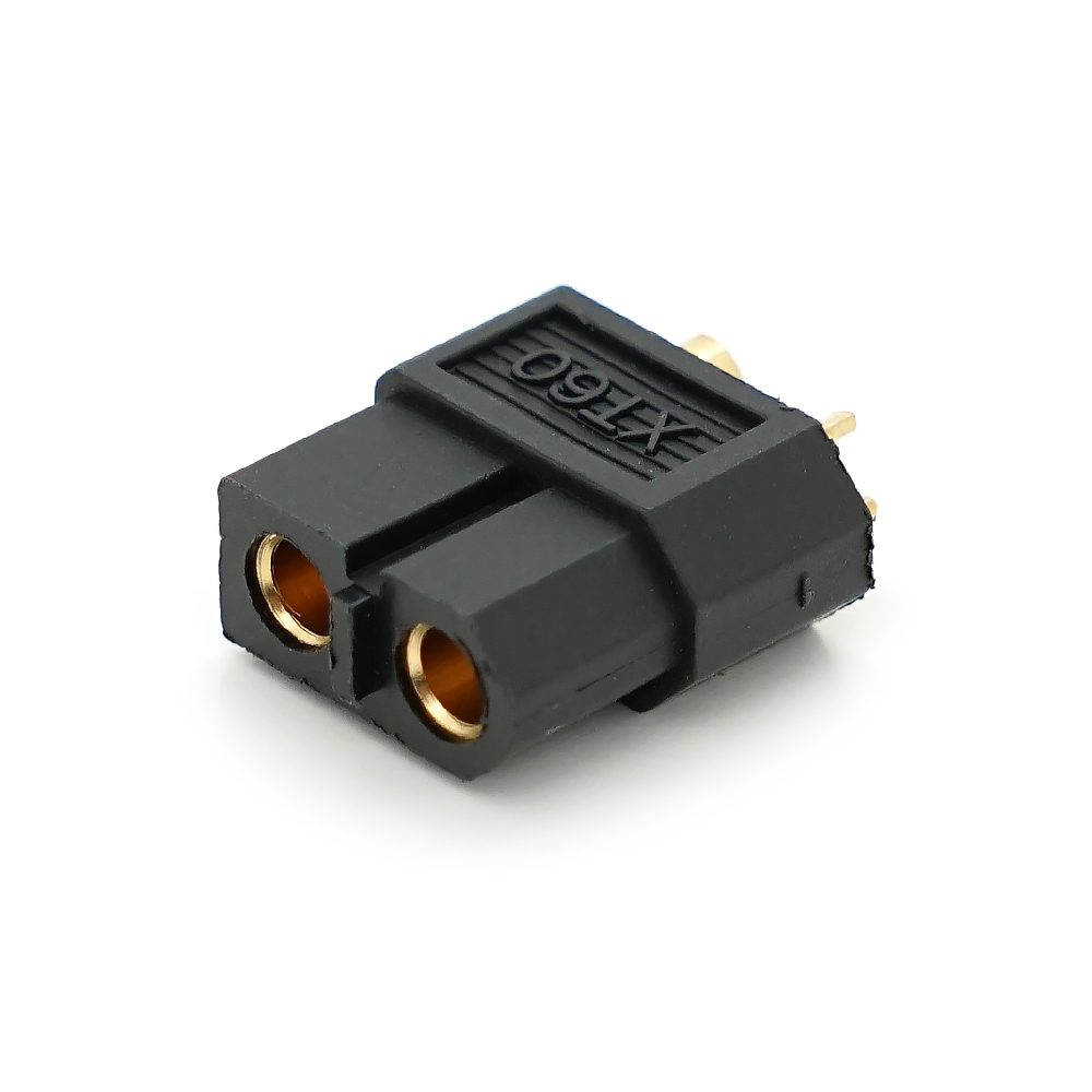 Разъем питания xt60 мама Черный (YUT_V8063)