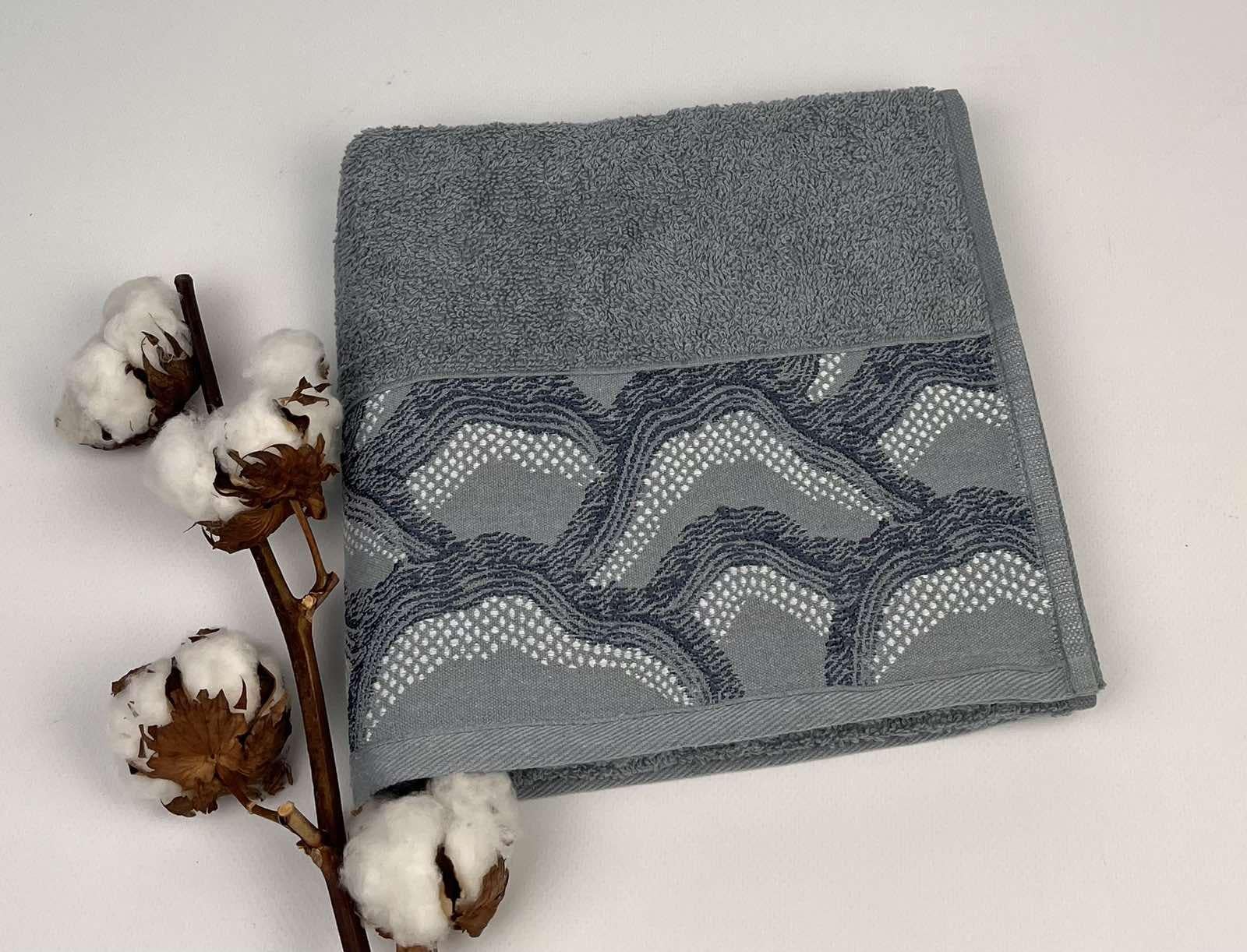 Полотенце Altinbasak Pera Koen 50x90 см Светло-серый (CN28143)