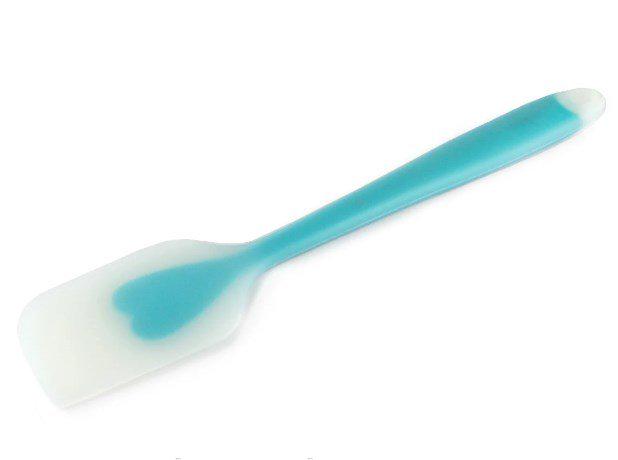 Лопатка силиконовая цельная с прозрачной ручкой Сердечко 27,5 см Голубой (d4d8af01) Лопатка силиконовая цельная с прозрачной ручкой Сердечко 27,5 см Голубой (d4d8af01)