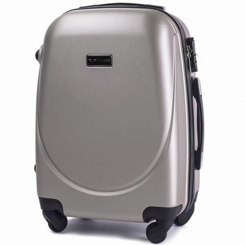 Чемодан пластиковый Wings 310 маленький Шампань - фото 1