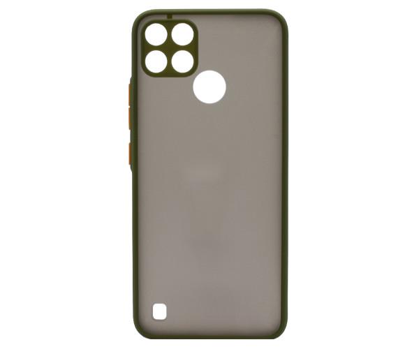 Чехол-накладка TPU Color Matte Case для Realme C21Y Оливковый