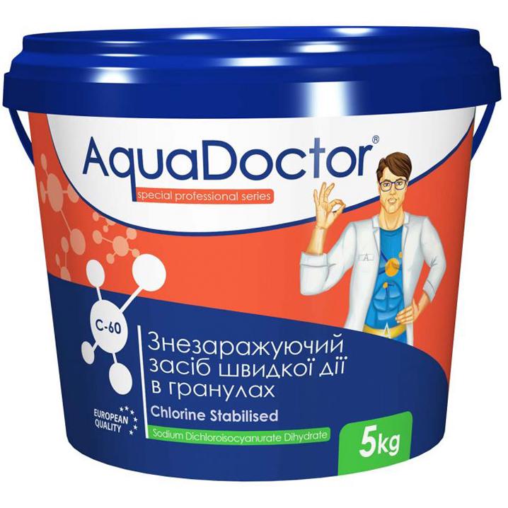 Хлор шоковий для басейну AquaDoctor C-60 5 кг у гранулах (8984862)