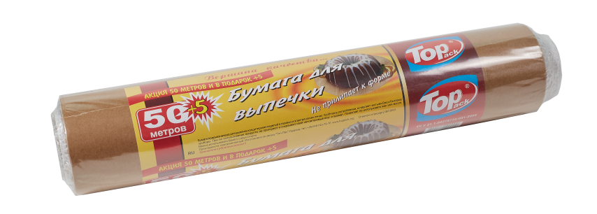 Пергамент Topack силіконізований 0,29 х50 м Коричневий (1-010205) - фото 1 Пергамент Topack силіконізований 0,29 х50 м Коричневий (1-010205) - фото 1