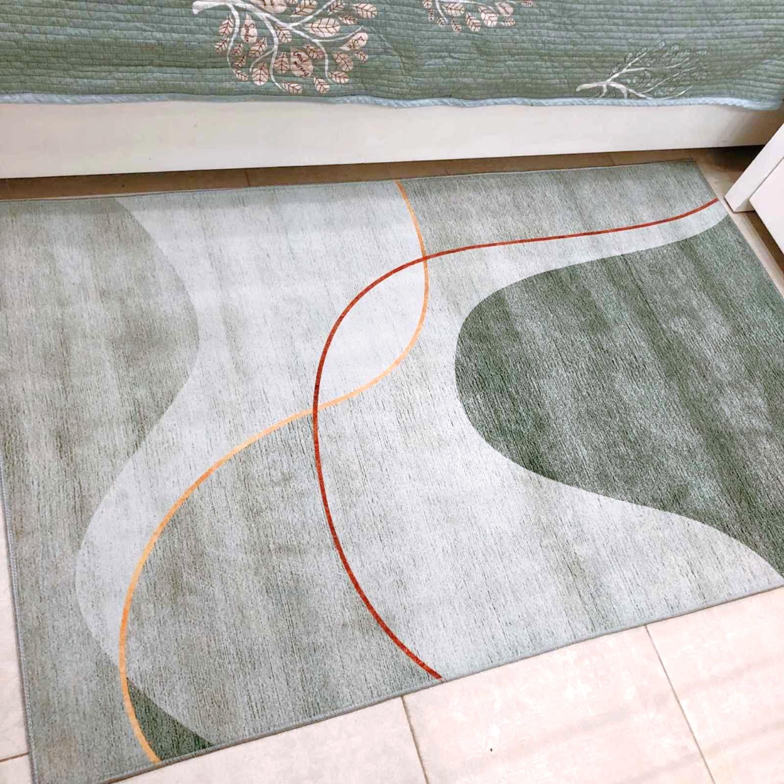 Ковер безворсовый для спальни/гостиной/зала Абстракция 100x160 см (L0345)