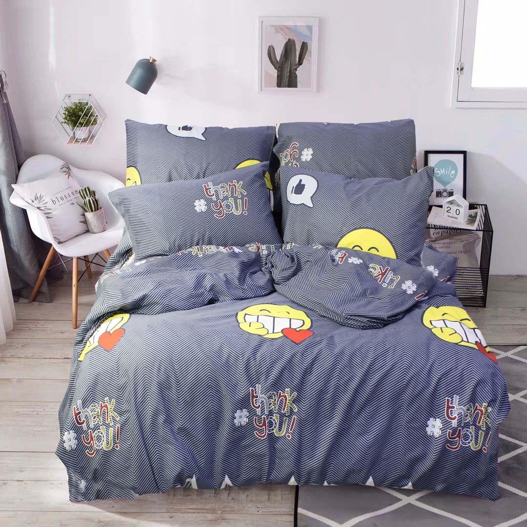 Простынь на резинке Т0764 120х60 см Серый/Желтый (147743)