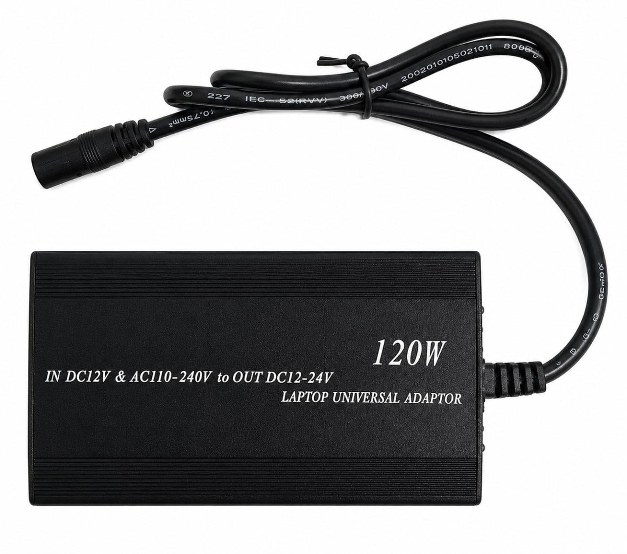 Зарядное устройство для ноутбука МЗП/АЗП USB универсальный 120W (000022372)