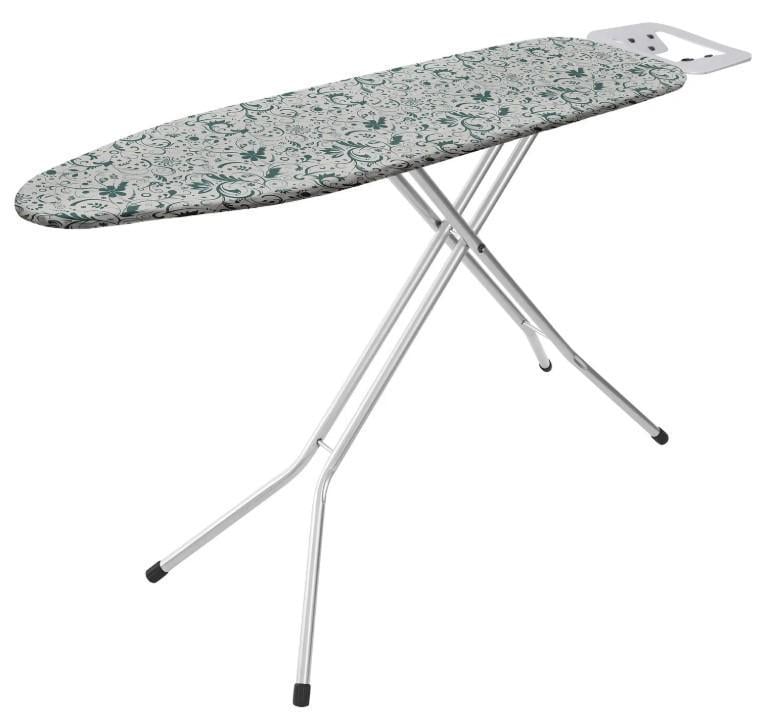 Гладильная доска Casa Si Ben 110x30 см Silver/White Plants (CS98090G323)