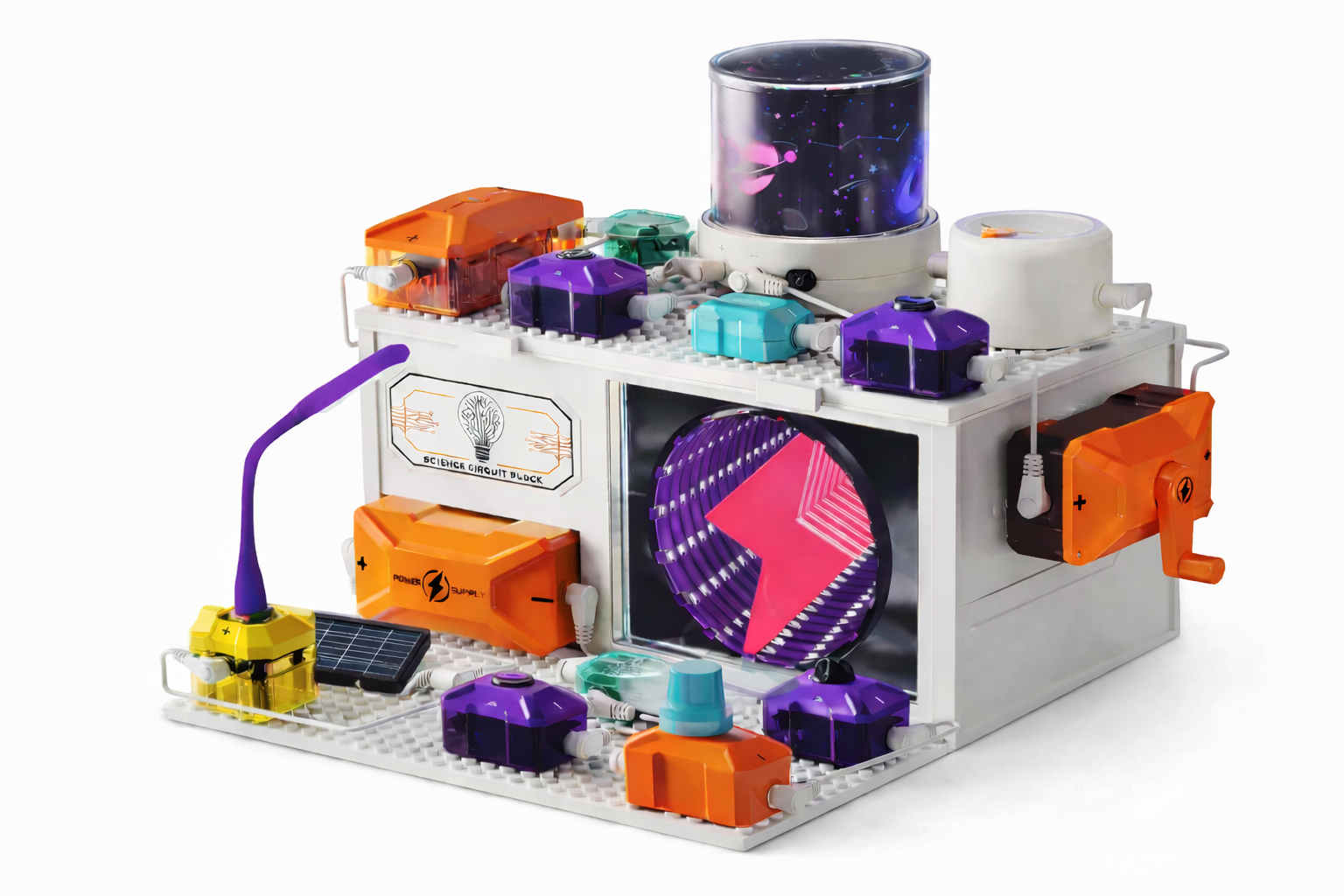 Конструктор электронный D4006 Science Circuit Block 44 дет. 380 экспериментов (2895666406)